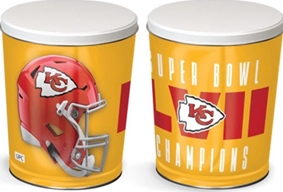 3¼ Gallon KC CHIEFS CHAMPIONSHIP 57 CAN