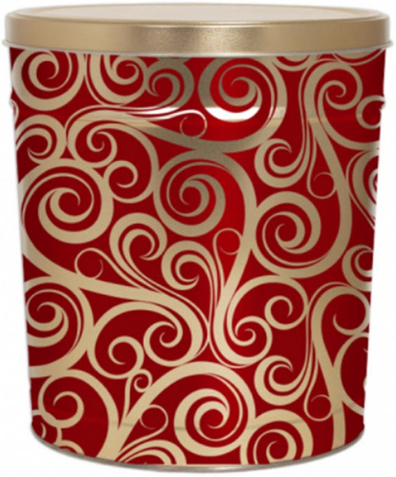 3¼ Gallon Red Scroll