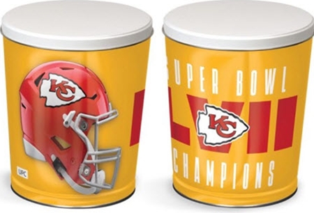 3¼ Gallon KC CHIEFS CHAMPIONSHIP 57 CAN