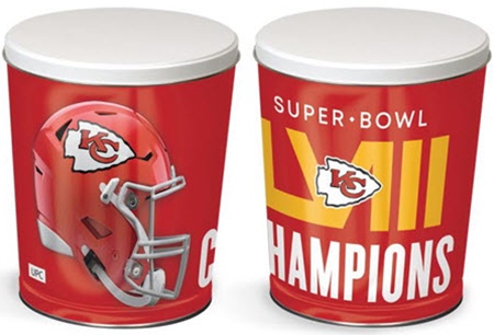 3¼ Gallon KC CHIEFS CHAMPIONSHIP 58 CAN